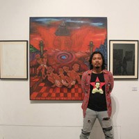 Made Bayak, Ubah Plastik Jadi Kanvas Untuk Melukis