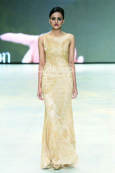 SL by Ganbriel Lage EDGY PHILOSOPHY.  Indonesia Fashion Week 2014 at Jakarta Convention Center. Senayan. Jakarta. [Foto: Mohammad Abduh/Wolipop]