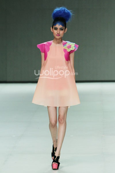 Radin by Lenny Agustin EDGY PHILOSOPHY.  Indonesia Fashion Week 2014 at Jakarta Convention Center. Senayan. Jakarta. [Foto: Mohammad Abduh/Wolipop]