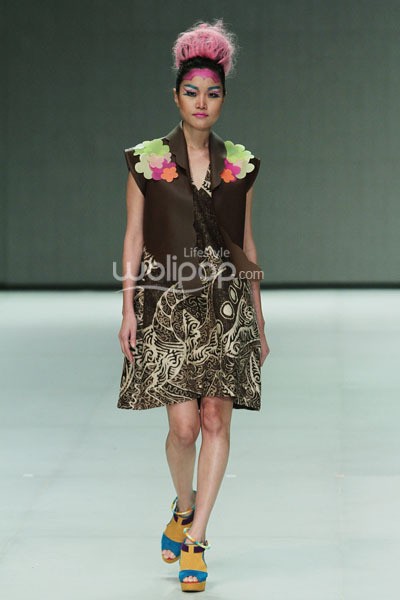 Radin by Lenny Agustin EDGY PHILOSOPHY.  Indonesia Fashion Week 2014 at Jakarta Convention Center. Senayan. Jakarta. [Foto: Mohammad Abduh/Wolipop]