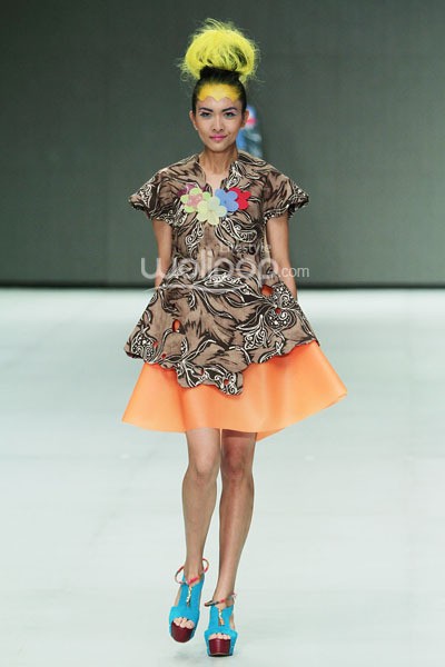 Radin by Lenny Agustin EDGY PHILOSOPHY.  Indonesia Fashion Week 2014 at Jakarta Convention Center. Senayan. Jakarta. [Foto: Mohammad Abduh/Wolipop]