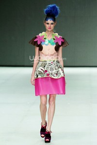 Radin by Lenny Agustin EDGY PHILOSOPHY.  Indonesia Fashion Week 2014 at Jakarta Convention Center. Senayan. Jakarta. [Foto: Mohammad Abduh/Wolipop]