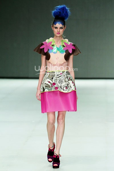 Radin by Lenny Agustin EDGY PHILOSOPHY.  Indonesia Fashion Week 2014 at Jakarta Convention Center. Senayan. Jakarta. [Foto: Mohammad Abduh/Wolipop]