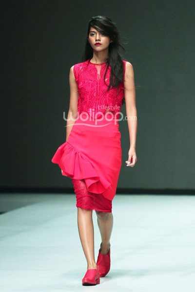 Sapto Djojokartiko EDGY PHILOSOPHY.  Indonesia Fashion Week 2014 at Jakarta Convention Center. Senayan. Jakarta. [Foto: Mohammad Abduh/Wolipop]