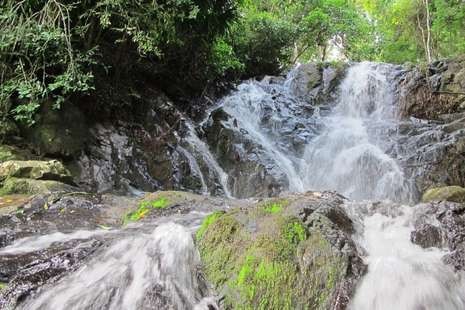 Keren! Sumsel Punya Air Terjun 9 Tingkat