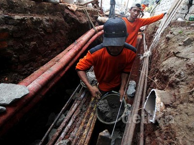 Fiber Optik Sulitkan Pembuatan Gorong-gorong