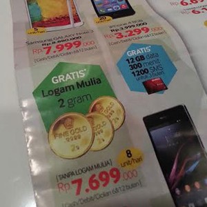 Wow! Beli Ponsel Gratis Emas
