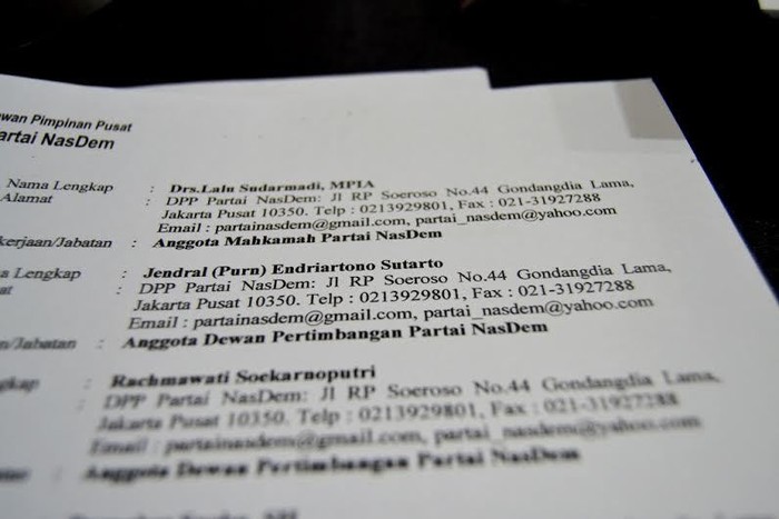 Endriartono Jadi Jurkam Nasional, Ini Penjelasan NasDem