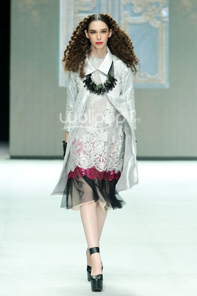 Gregorius Vici The Glitz. GARUDA INDONESIA LADIES FIRST!!. Indonesia Fashion Week 2014 at Jakarta Convention Center. Jakarta. [Foto: Mohammad Abduh/Wolipop]