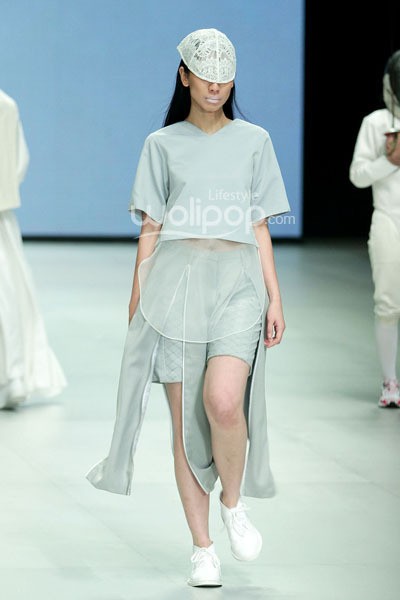 Danjyo Hiyoji En Garde. LAURIER PRESENTS THIN IS IN. Indonesia Fashion Week 2014 at Jakarta Convention Center. Senayan. Jakarta. [Foto: Mohammad Abduh/Wolipop]