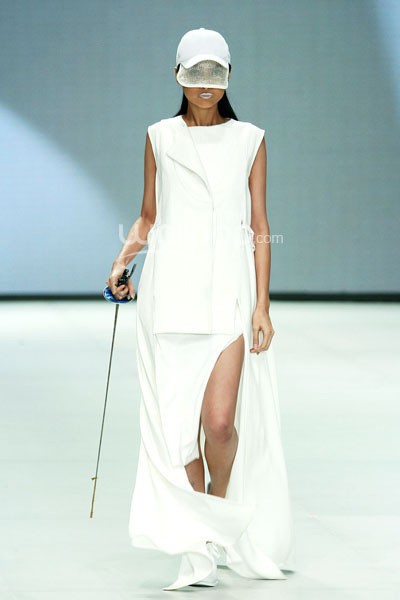 Danjyo Hiyoji En Garde. LAURIER PRESENTS THIN IS IN. Indonesia Fashion Week 2014 at Jakarta Convention Center. Senayan. Jakarta. [Foto: Mohammad Abduh/Wolipop]