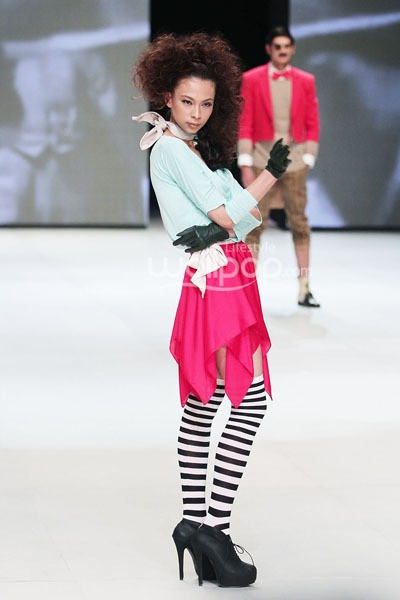 Hammer by Deden Siswanto. Indonesia Fashion Week 2014 at Jakarta Convention Center. Senayan. Jakarta. [Foto: Mohammad Abduh/Wolipop]