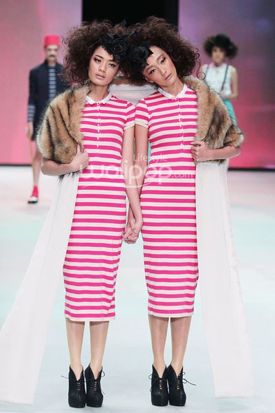 Hammer by Deden Siswanto. Indonesia Fashion Week 2014 at Jakarta Convention Center. Senayan. Jakarta. [Foto: Mohammad Abduh/Wolipop]