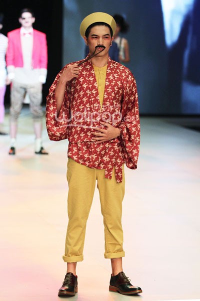 Hammer by Deden Siswanto. Indonesia Fashion Week 2014 at Jakarta Convention Center. Senayan. Jakarta. [Foto: Mohammad Abduh/Wolipop]