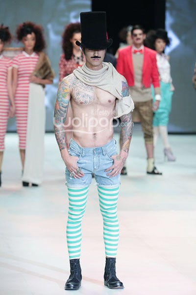 Hammer by Deden Siswanto. Indonesia Fashion Week 2014 at Jakarta Convention Center. Senayan. Jakarta. [Foto: Mohammad Abduh/Wolipop]