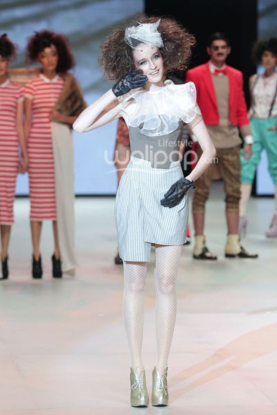 Hammer by Deden Siswanto. Indonesia Fashion Week 2014 at Jakarta Convention Center. Senayan. Jakarta. [Foto: Mohammad Abduh/Wolipop]