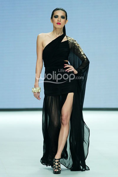 Espen Salberg Femme de la Nuit. Garuda Indonesia LADIES FIRST!!. Indonesia Fashion Week 2014 at Jakarta Convention Center. Jakarta. [Foto: Mohammad Abduh/Wolipop]