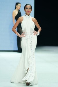 Espen Salberg Femme de la Nuit. Garuda Indonesia LADIES FIRST!!. Indonesia Fashion Week 2014 at Jakarta Convention Center. Jakarta. [Foto: Mohammad Abduh/Wolipop]