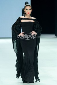 Espen Salberg Femme de la Nuit. Garuda Indonesia LADIES FIRST!!. Indonesia Fashion Week 2014 at Jakarta Convention Center. Jakarta. [Foto: Mohammad Abduh/Wolipop]