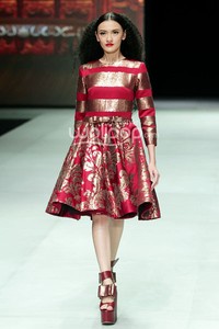 Gregorius Vici The Glitz. GARUDA INDONESIA LADIES FIRST!!. Indonesia Fashion Week 2014 at Jakarta Convention Center. Jakarta. [Foto: Mohammad Abduh/Wolipop]