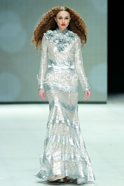 Gregorius Vici The Glitz. GARUDA INDONESIA LADIES FIRST!!. Indonesia Fashion Week 2014 at Jakarta Convention Center. Jakarta. [Foto: Mohammad Abduh/Wolipop]