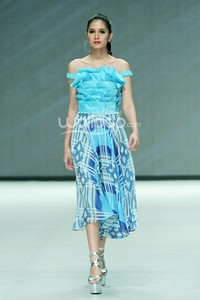 Ian Adrian But-on. ZALORA PRESENTS DIGITAL FASHION SHOW. Indonesia Fashion Week 2014 at Jakarta Convention Center. Senayan. Jakarta. [Foto: Mohammad Abduh/Wolipop]