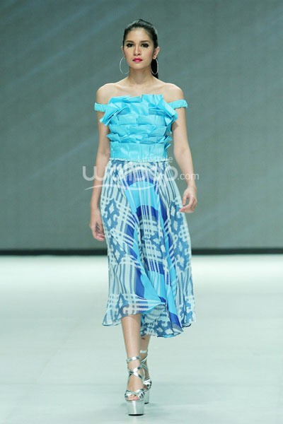 Ian Adrian But-on. ZALORA PRESENTS DIGITAL FASHION SHOW. Indonesia Fashion Week 2014 at Jakarta Convention Center. Senayan. Jakarta. [Foto: Mohammad Abduh/Wolipop]