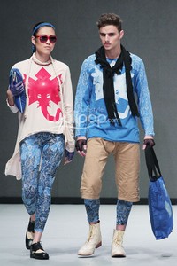 Putu Aliki Coconut Island. Indonesia Fashion Week 2014 at Jakarta Convention Center. Jakarta. [Foto: Mohammad Abduh/Wolipop]