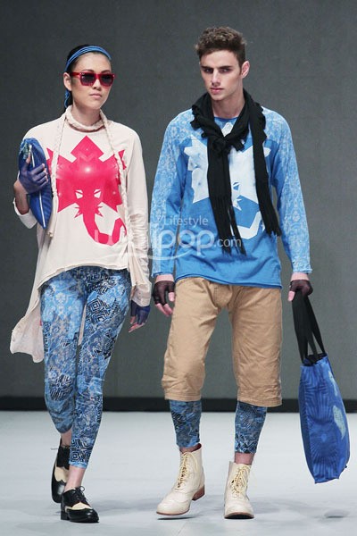 Putu Aliki Coconut Island. Indonesia Fashion Week 2014 at Jakarta Convention Center. Jakarta. [Foto: Mohammad Abduh/Wolipop]