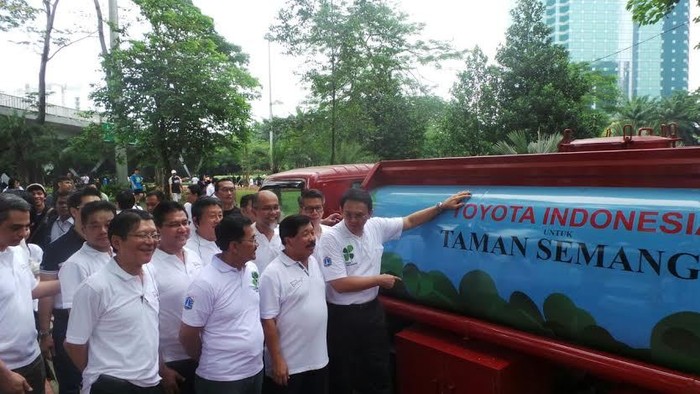 Ahok Pamerkan Wajah Baru Taman Semanggi, Dibangun Tanpa Dana APBD