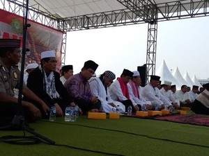Jokowi dan Yusril Hadiri Istigasah Pemilu Damai di Monas