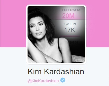 Wow! Jumlah Pengikut Twitter Kim Kardashian Capai 20 Juta