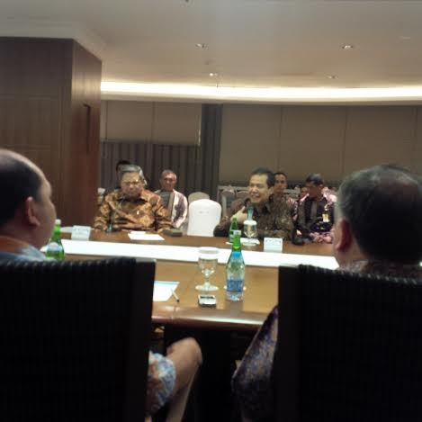 SBY dan CT Bertemu dengan Forum Pemred
