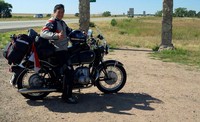 Onny yang hobby touring dengan sepeda motor sejak muda ini memulai start dari New Hamspire, lalu ke Ohio, Toledo, Chicago, Milwaukee, Iowa, Colorado, Grand Junction, Las Vegas, California dan Los Angeles. Istimewa/Pribadi.