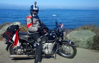 Di Los Angeles, pria berusia 58 tahun ini sempat bertemu dengan beberapa anggota komunitas Harley Davidson Club Indonesia (HDCI) cabang Amerika Serikat dan melakukan touring bersama sampai ke San Fransisco dan Tijuana, daerah perbatasan AS-Meksiko. Istimewa/Pribadi.