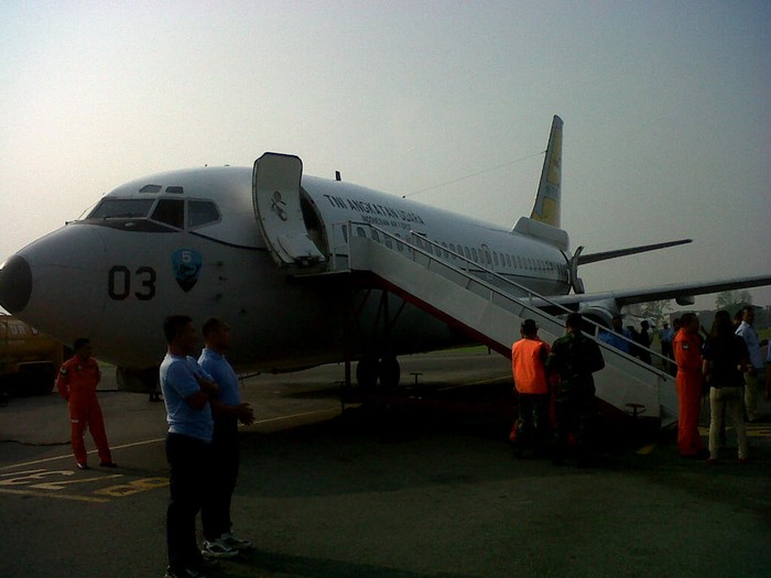 3 Pesawat TNI AU Sisir Perairan Utara Sumatera dan Selat Malaka