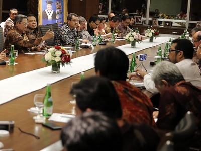 SBY Bertemu Forum Pemred 