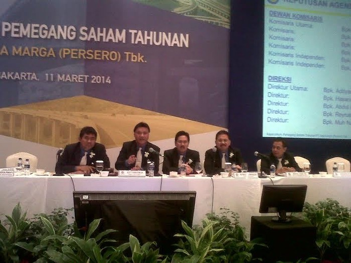 Jasa Marga Sebar Dividen ke Pemegang Saham Rp 78,6/Lembar