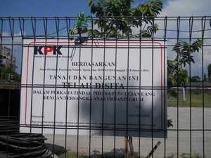 Terkait Kasus TPPU, Tanah Anas di Yogya Resmi Disita KPK