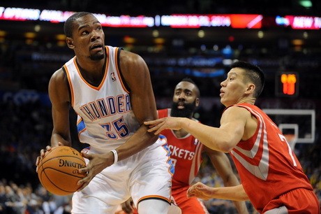 Durant dan Westbrook Bantu Thunder Hentikan Rockets