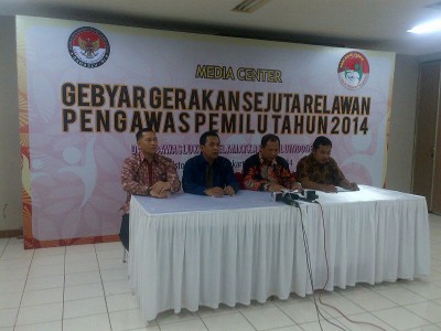 Bawaslu Gelar Gerakan Sejuta Relawan Pengawas Pemilu