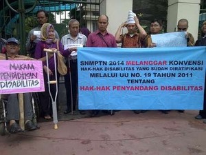 Syarat Difabel Dalam SNMPTN Dinilai Sebagai Bentuk Diskriminasi
