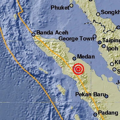 Gempa 5,6 SR Guncang Barat Daya Pematangsiantar Sumut