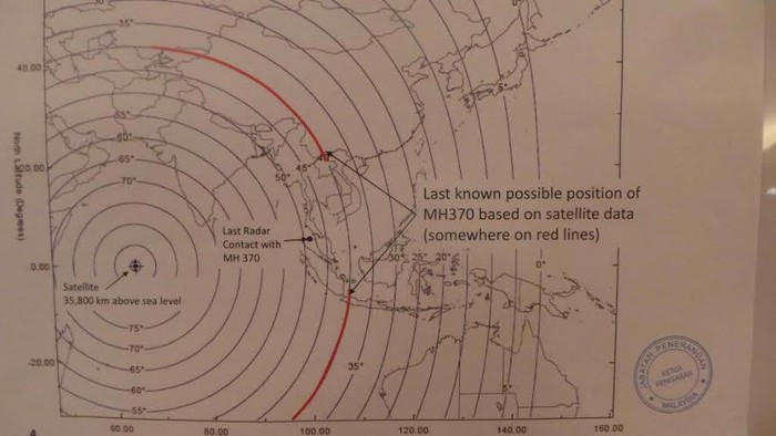 Ini Penampakan 2 Wilayah Operasi Baru Pencarian MAS MH370