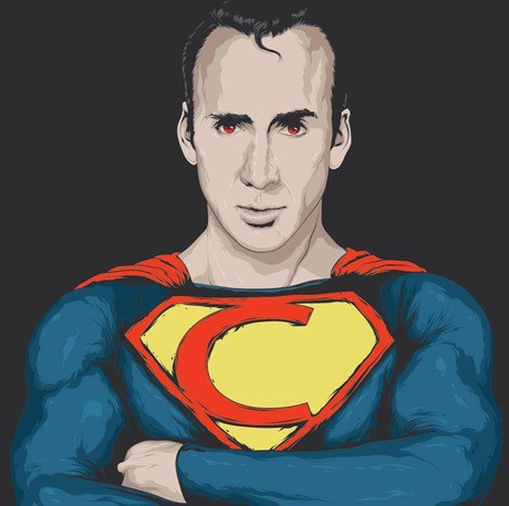 Aktor Nicholas Cage Jadi Inspirasi Karya Seni