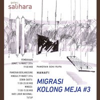 Inspirasi Kolong Meja, Pelukis Abstrak Hanafi Pameran Hingga Akhir Bulan