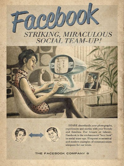 Facebook & Twitter dalam Iklan Masa Lalu