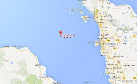Titik Diduga Puing Pesawat MH370 di Samudera Hindia yang Dilacak Kevin