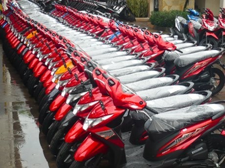 Tahun Ini di Jakarta Tangerang Ada 532.000 Unit Motor Honda