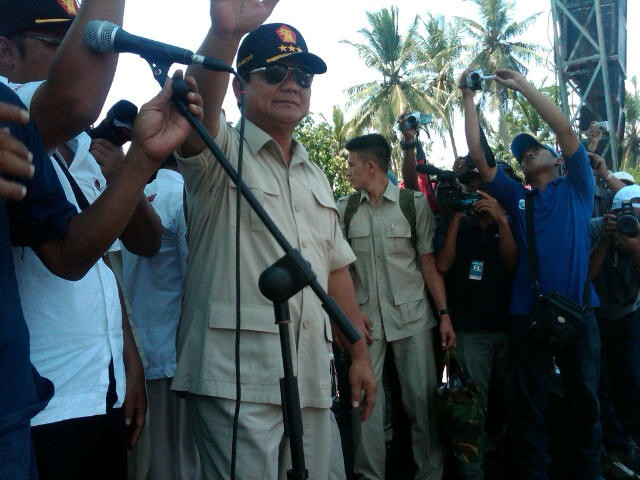 Prabowo: Jangan Pernah Memilih Calon Pemimpin yang Suka Berbohong
